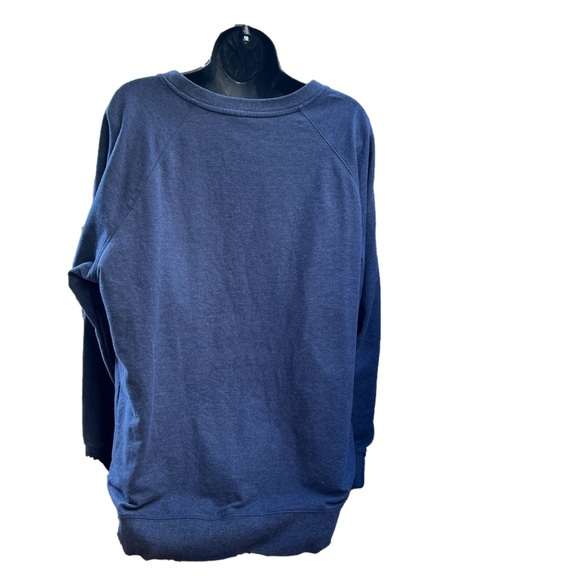 Wildfox Good Vibes pullover sweatshirt women’s Size M navy multi colored - Picture 2 of 9